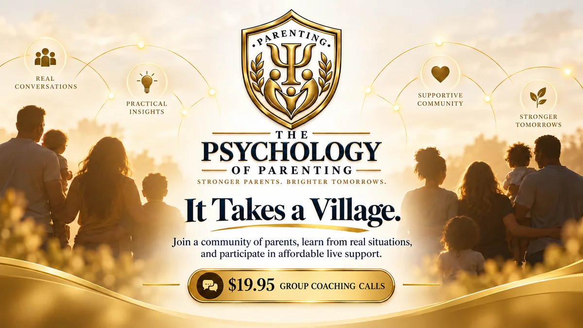 It Takes a Village. Group coaching calls are $19.95.